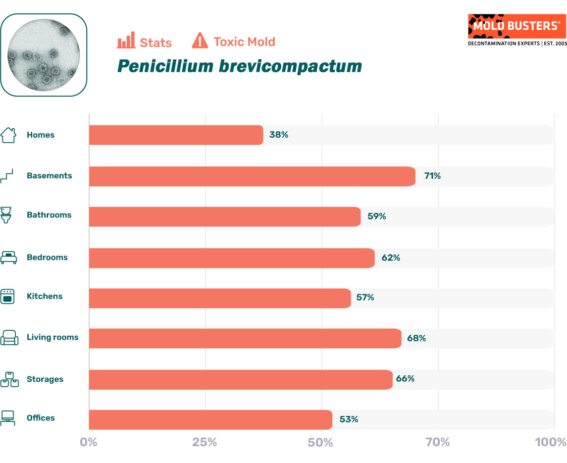 Penicillium brevicompactum statistics