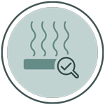 icon d’inspection des odeurs