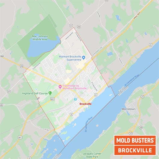 Brockville Ontario map