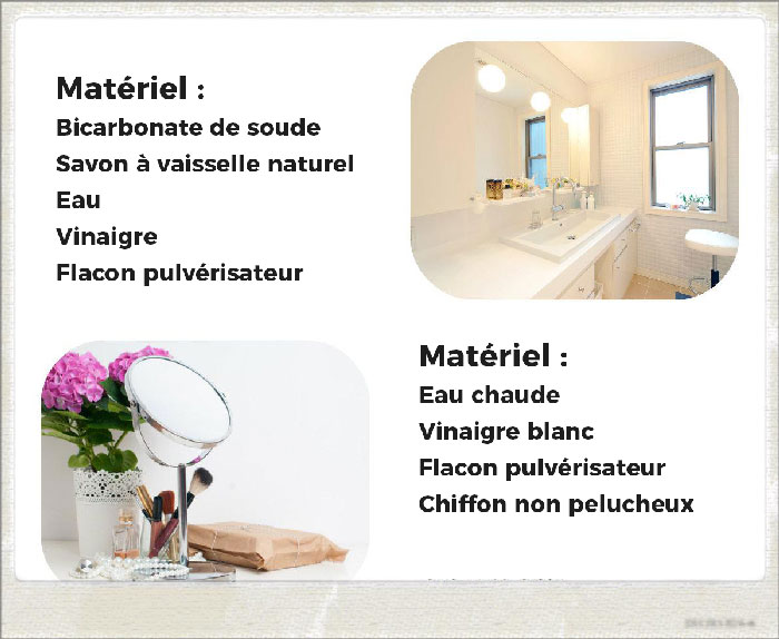 comment nettoyer salle de bain vanité