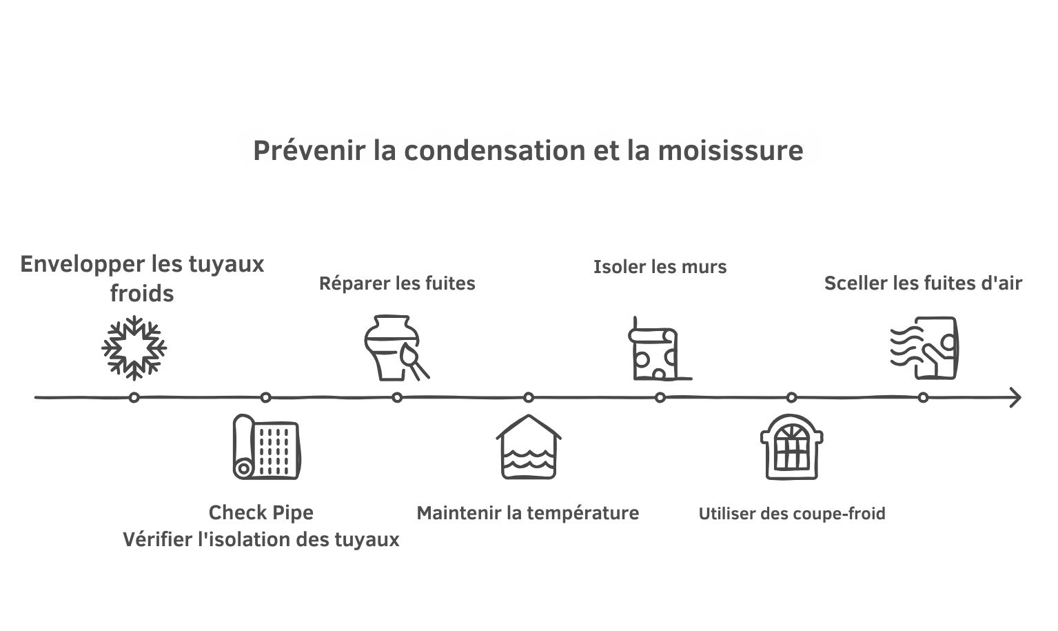 Prévenir la condensation et la moisissure