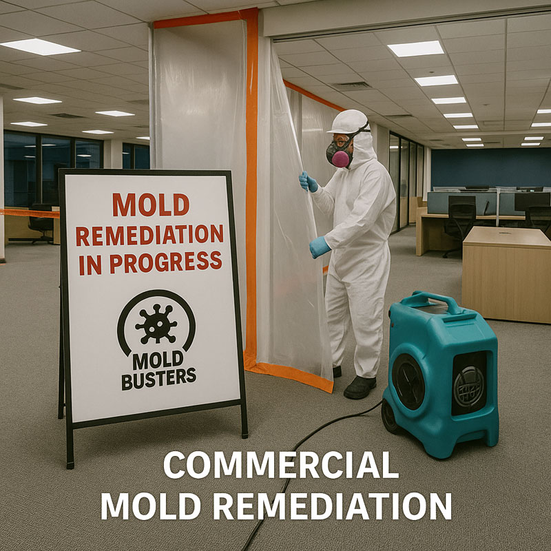 Commercial mold solutions for Beaconsfield business properties with minimal disruption