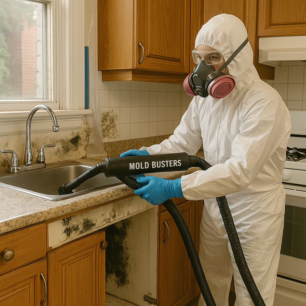 Kitchen mold remediation specialist in Lachine heritage home
