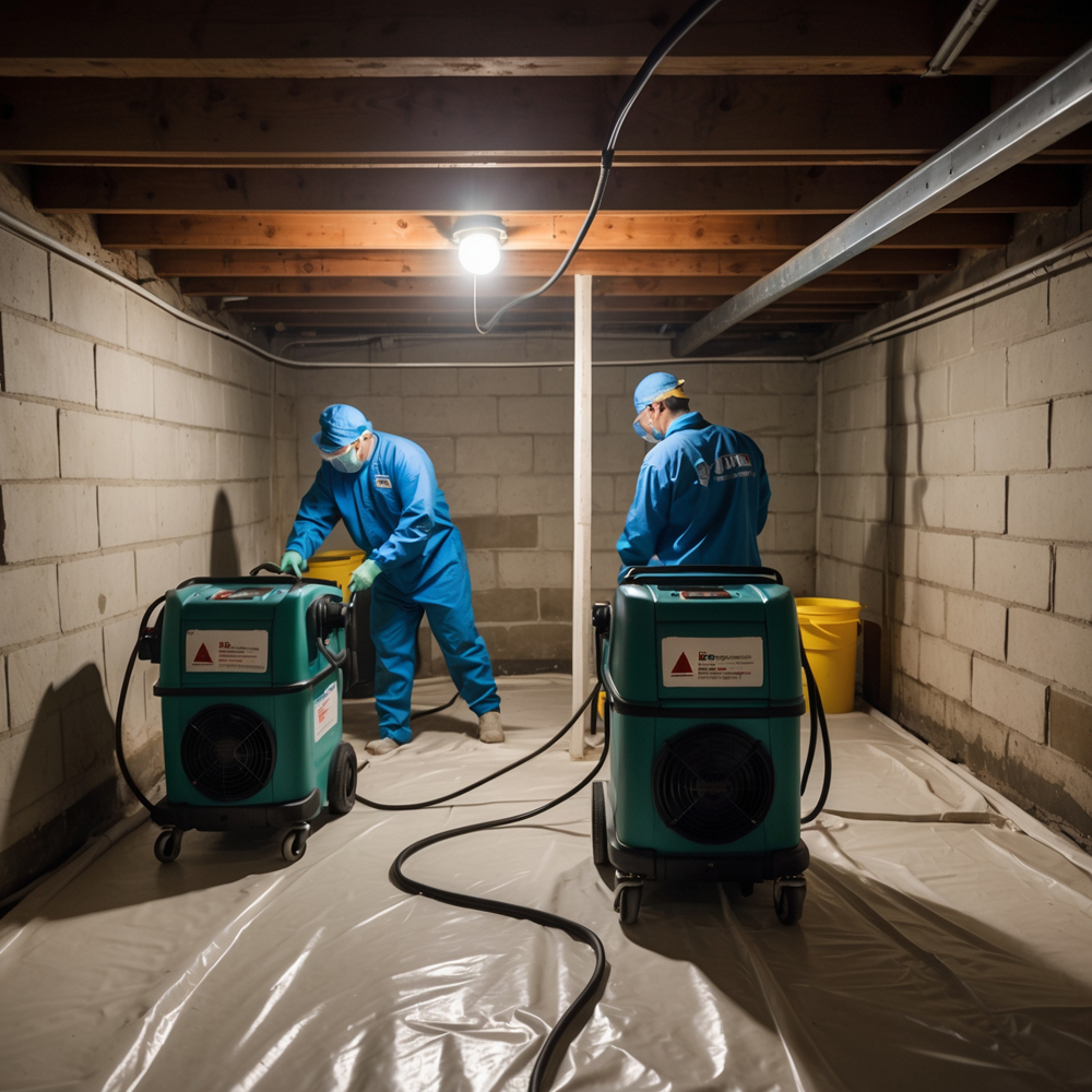 Professional basement mold remediation in Côte Saint-Luc home