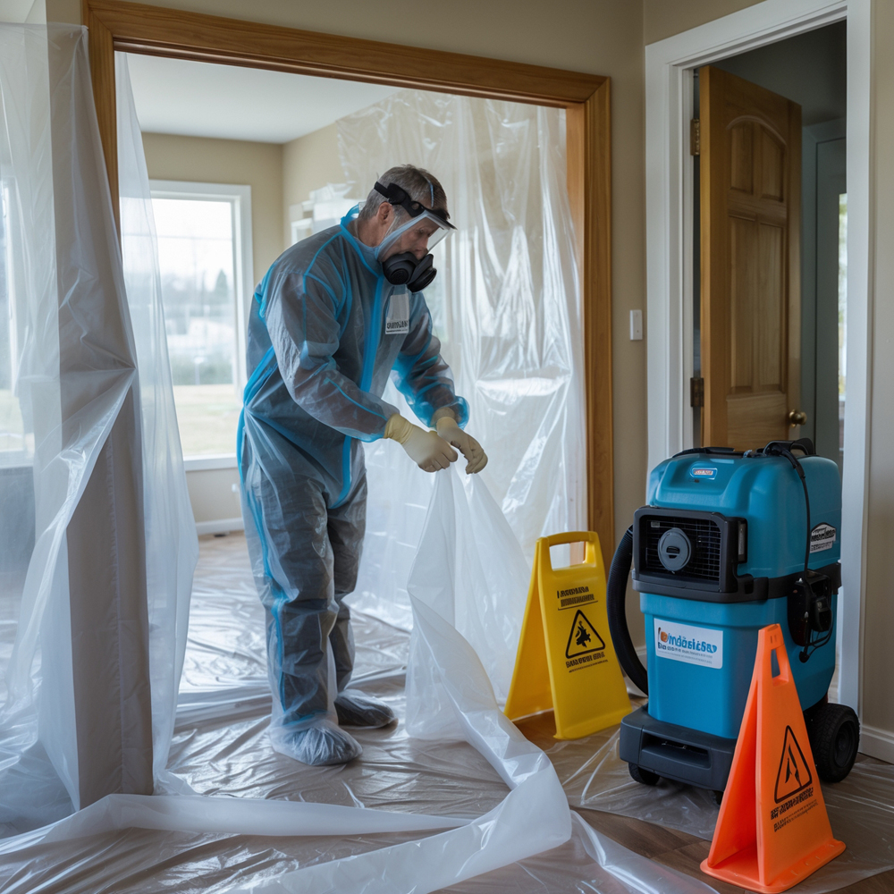 Strategic containment planning for mold remediation in Côte Saint-Luc