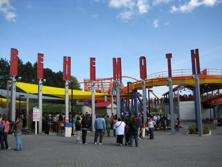 Behemoth roller coaster at Canada's Wonderland in Vaughan, where Mold Busters offers free virtual mold inspections across York Region