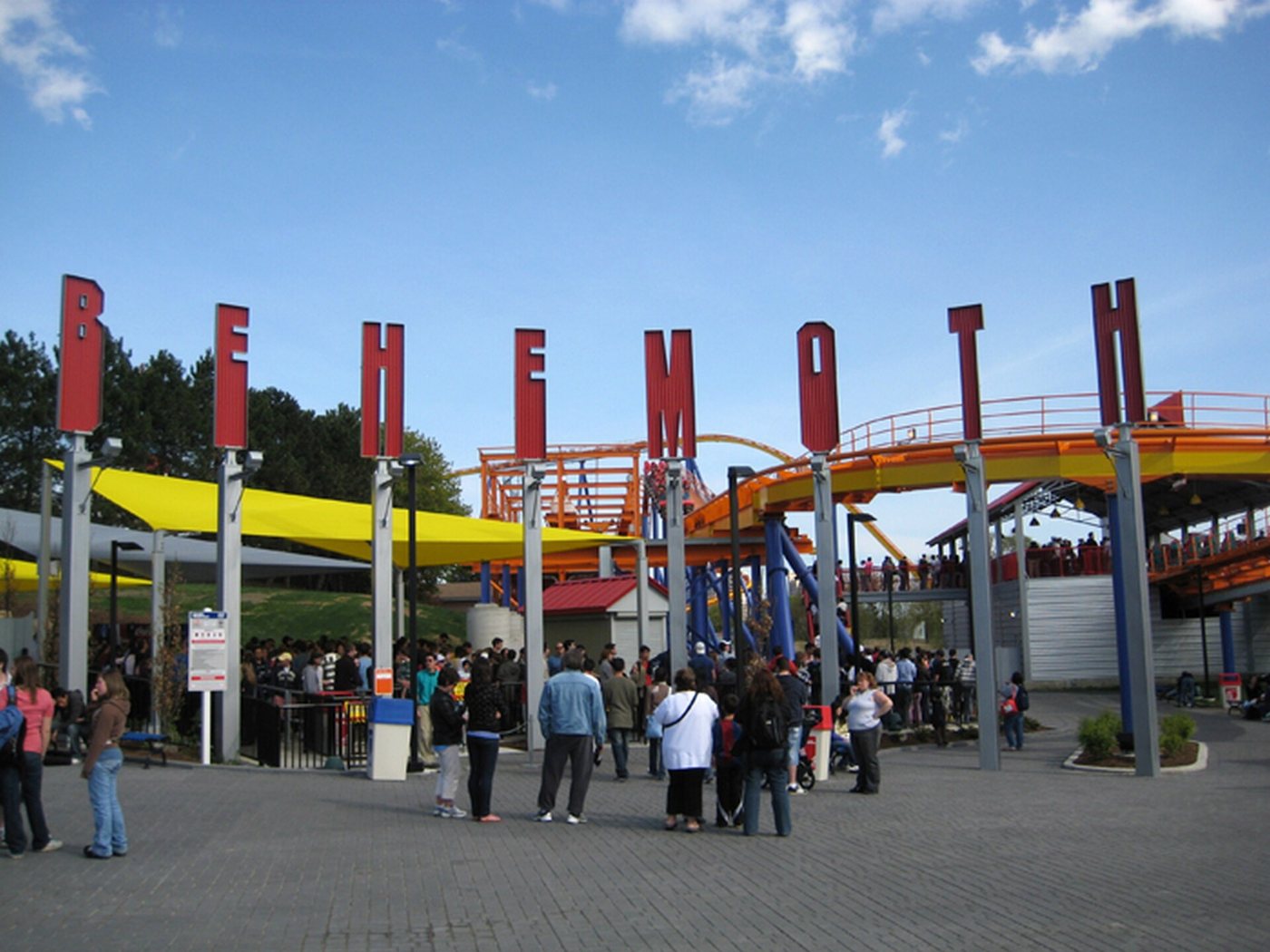 Behemoth roller coaster at Canada's Wonderland in Vaughan, where Mold Busters offers free virtual mold inspections across York Region