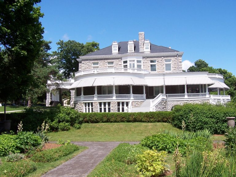 Fulford Place, a heritage Edwardian mansion in Brockville, Ontario, the kind of older stone home Mold Busters inspects
