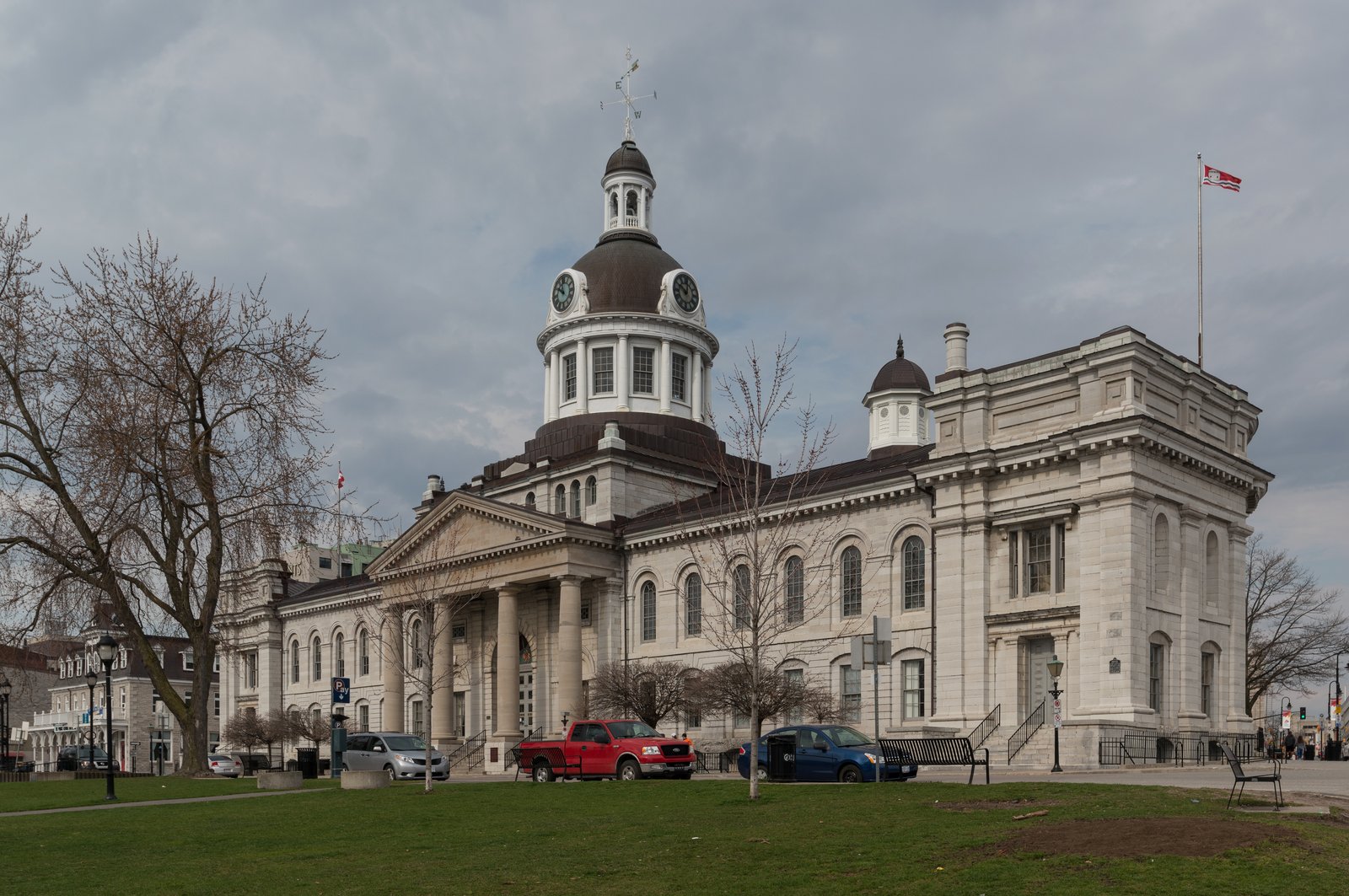 Kingston City Hall, the limestone landmark of the Limestone City, where Mold Busters provides certified mold removal and inspection